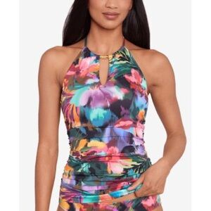 Vibrant Halter Neck Dress